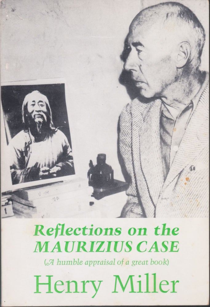 Item #5528 Reflections On The Maurizius Case. Henry Miller.