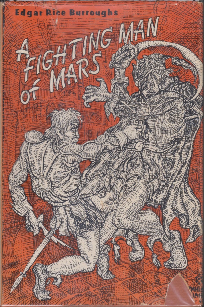 Item #5560 A Fighting Man Of Mars. Edgar Rice Burroughs.