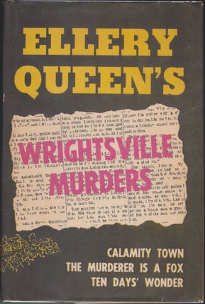 Item #5606 Wrightsville Murders. Ellery Queen